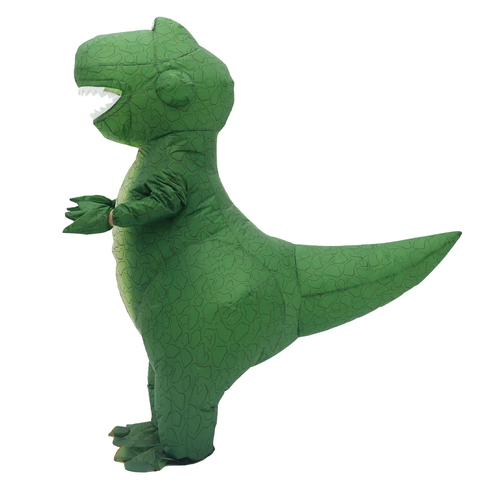 Green Dinosaur Inflatable Cost - огляд і ціна Inflatable Dinosaur Costume Adult