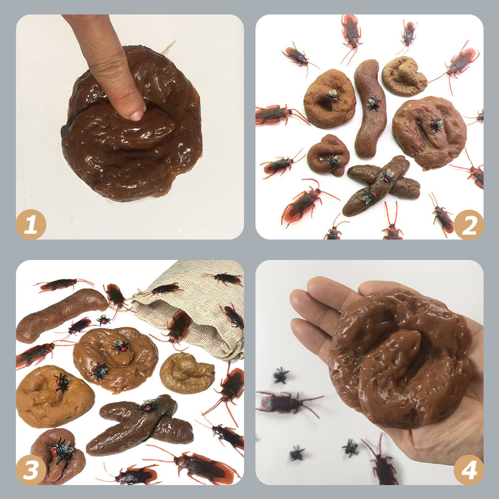 24 pcs Realistic Fake Poop Pra - огляд і ціна Fake Poop Gag Gift
