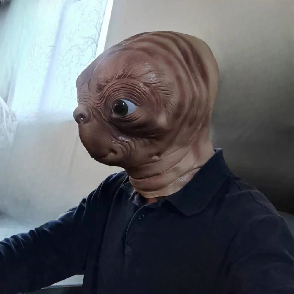 Realistic ET Alien Latex Mask  - огляд і ціна Latex Alien Mask Realistic