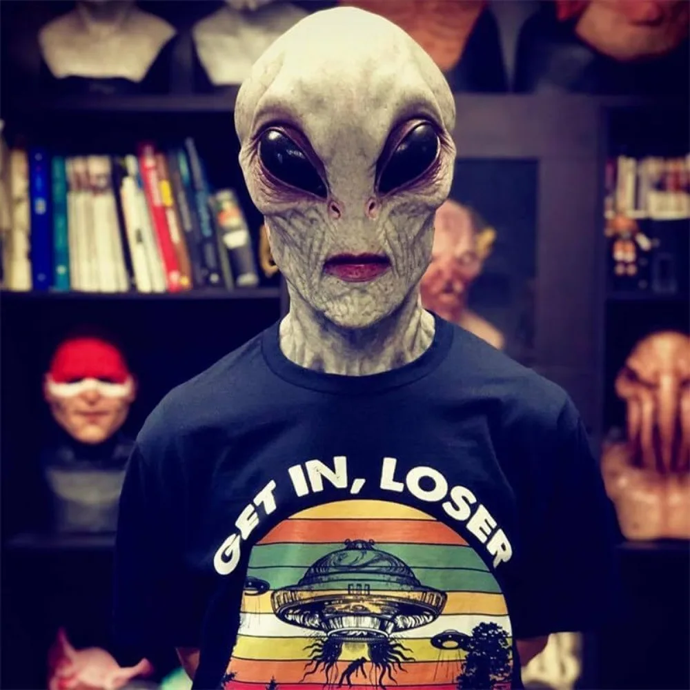 Hot Sale Halloween Costume Ali - огляд і ціна Latex Alien Mask Realistic