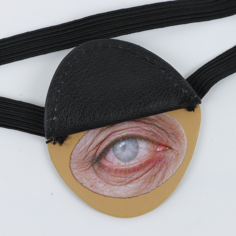 Black PU Leather Pirate Eyepat - огляд і ціна Costumes