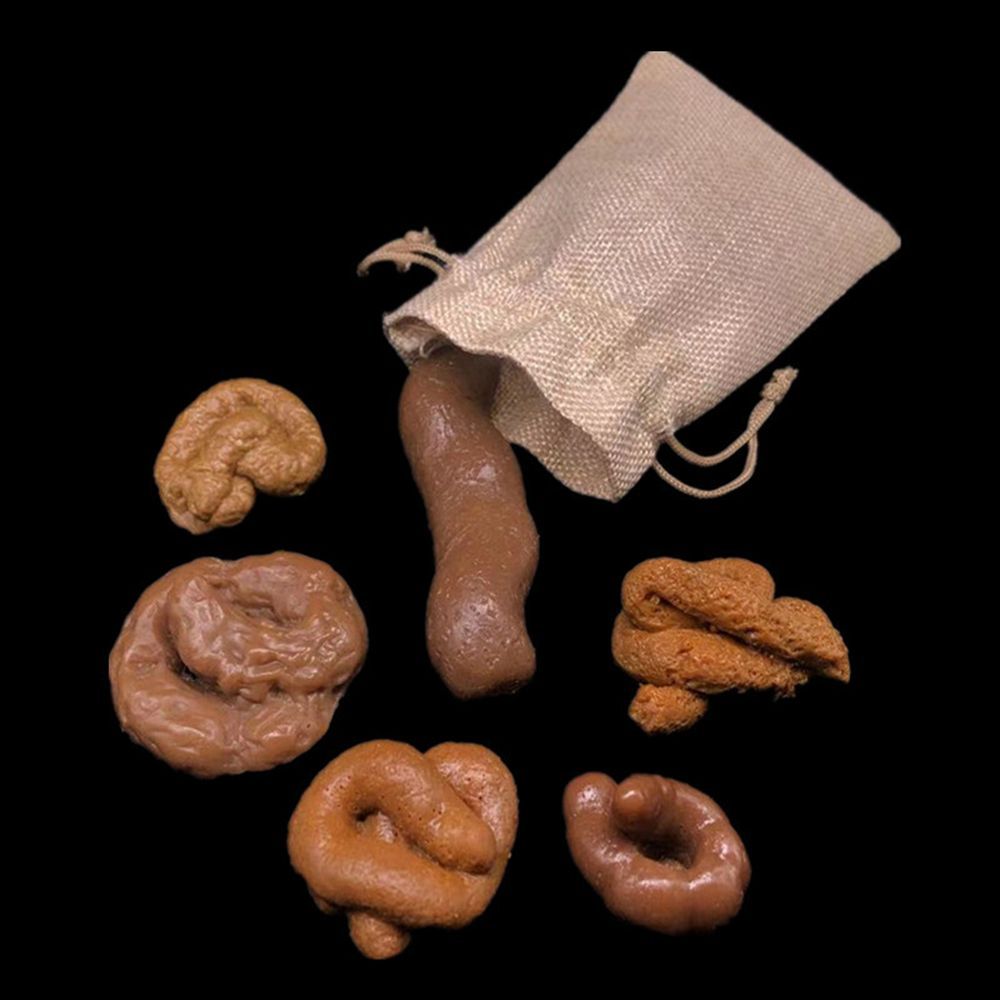 6Pcs Joke Tricky  Gadget Squis - огляд і ціна Fake Poop Gag Gift