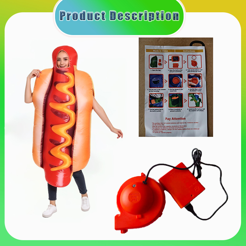 Hot Dog Costume for Adults, Fu - огляд і ціна Costumes